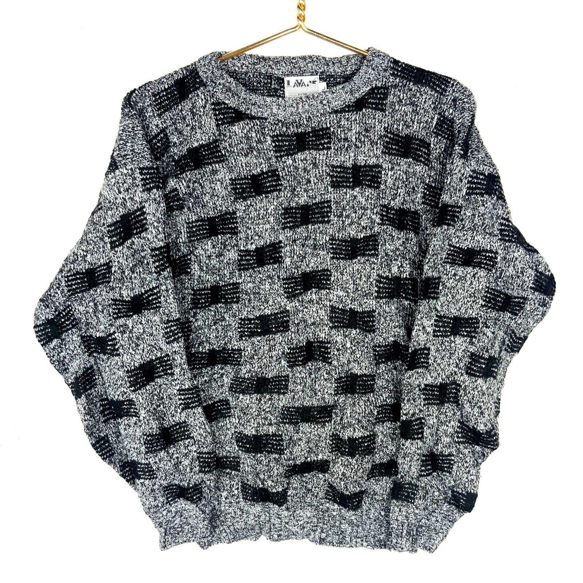 Vintage Grandpa Knit Sweater Large Crewneck Gray 90s Graphic Tee – Bold Style · Perfect For Daily Wear