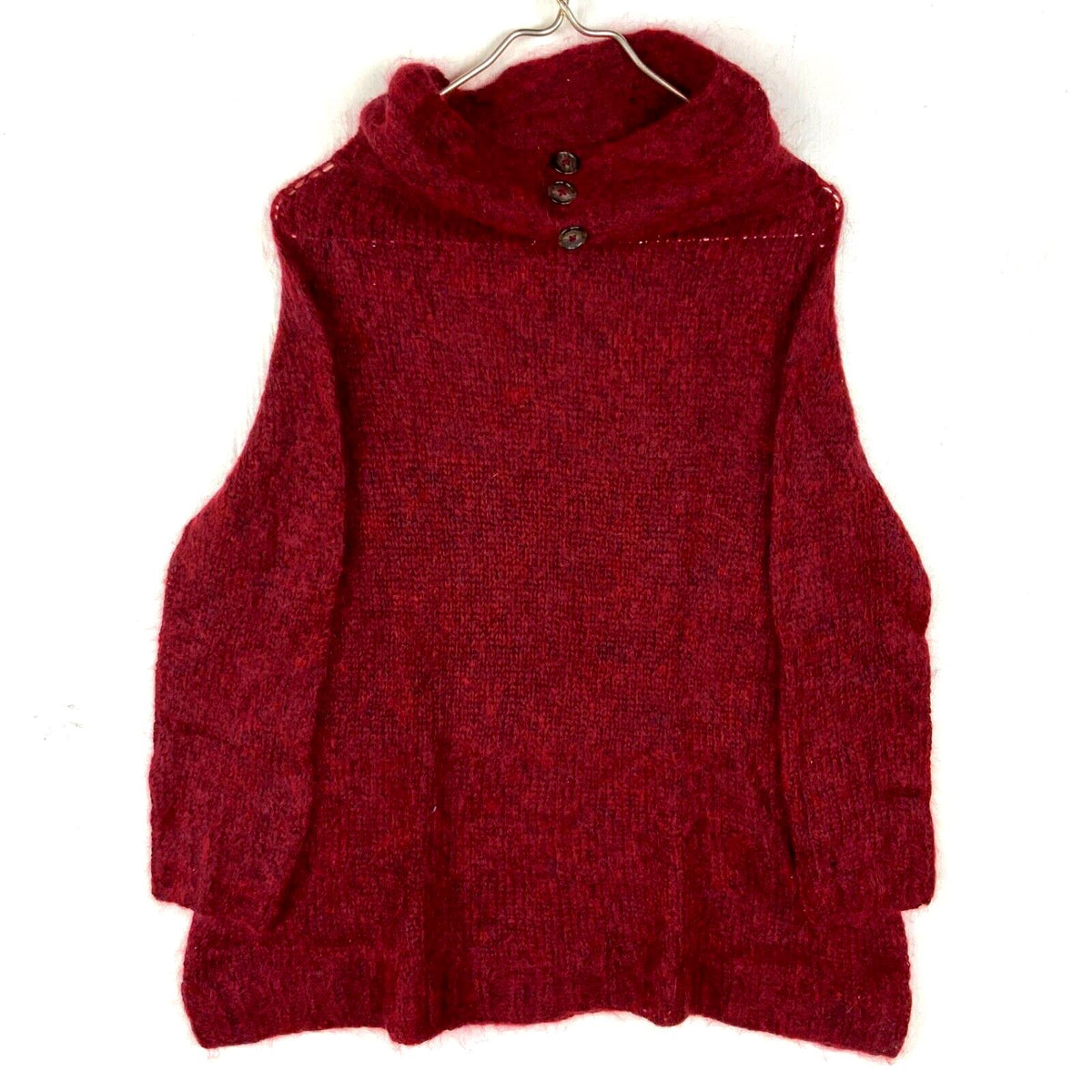 Vintage Grandma Knit Mohair Sweater Womens Size Small Red 90s Graphic Tee – Soft Feel · High-Quality Print