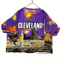 Vintage City Of Cleveland TShirt Size XL Purple Single Stitch All Over Print Graphic Tee – Premium Graphic · Trending Graphic Apparel