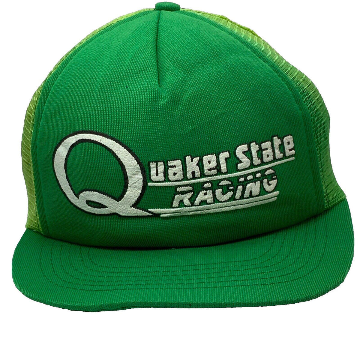 Vintage Quaker State Racing Trucker Hat Cap Adjustable Green Nascar 80s Graphic Tee – Bold Style · Trending Graphic Apparel
