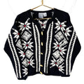 Vintage Grandma Knit Sweater Womens Large Black Snowflake 90s Graphic Tee – Warm & Stylish · Top Pick For Any Outfit