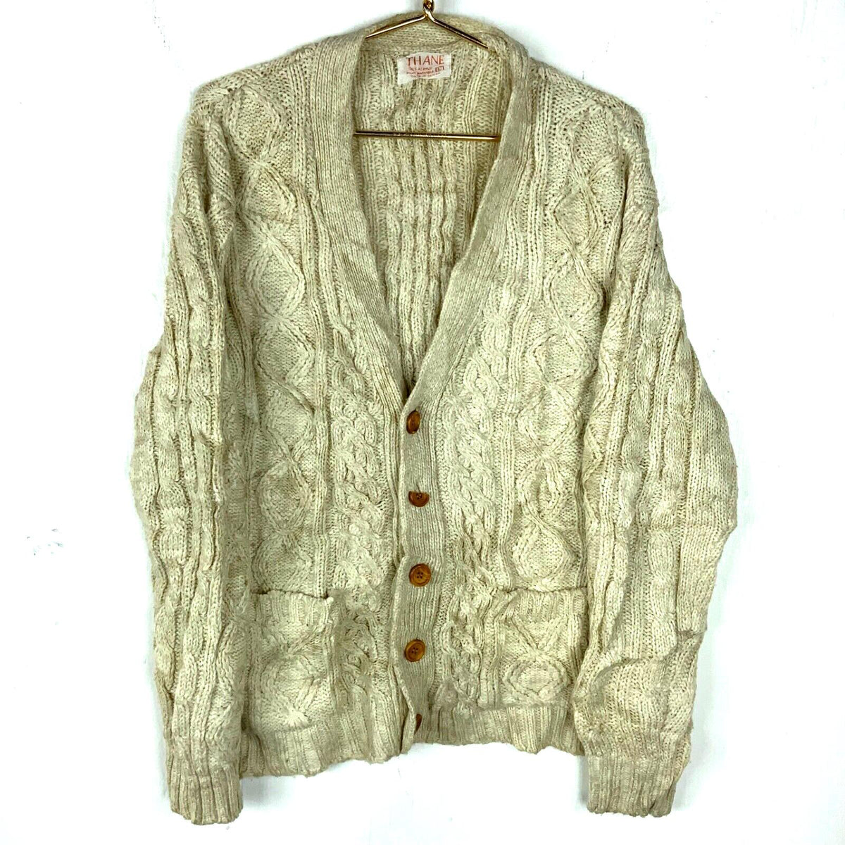 Vintage Grandpa Cable Knit Cardigan Sweater Large White 90s Graphic Tee – Feel-Good Design · Great Gift For Fans