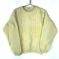 Vintage Grandma Cable Knit Wool Sweater Womens Large White Crewneck 90s Graphic Tee – Soft Feel · Trending Graphic Apparel
