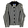 Pendleton Knit Wool Cardigan Sweater Womens XL Black Houndstooth Graphic Tee – Soft Feel · Perfect For Daily Wear