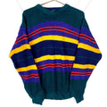 Vintage Grandpa Knit Sweater Large Green Crewneck Striped 90s Graphic Tee – Premium Graphic · Perfect For Daily Wear