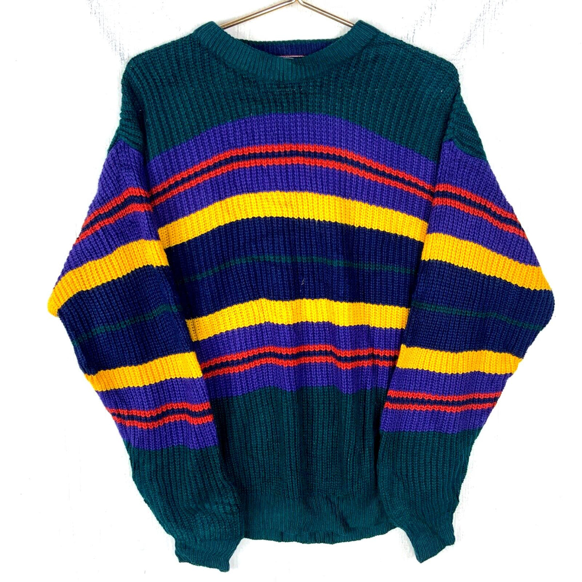 Vintage Grandpa Knit Sweater Large Green Crewneck Striped 90s Graphic Tee – Premium Graphic · Perfect For Daily Wear