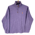 Vintage Polo Ralph Lauren Knit Sweater Large Purple 14 Zip Graphic Tee – Easygoing Wear · Perfect For Daily Wear