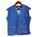 Vintage Harley Davidson Motorcycles Women39s Denim Vest Jean Jacket Medium Graphic Tee – Warm & Stylish · Great Gift For Fans