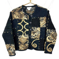 Vintage Grandma Knit Cardigan Sweater Womens Large Black Embroidered Graphic Tee – Everyday Comfort · Great Gift For Fans