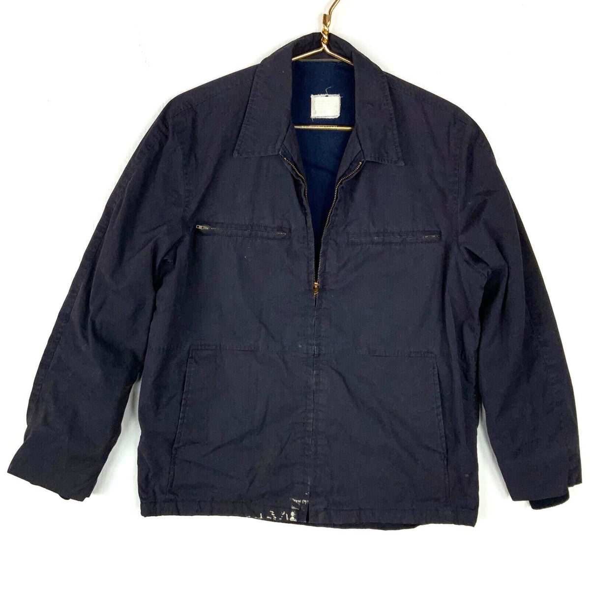 Vintage US Military Jacket Size 40R Blue Lined Full Zip Alpha Industries Graphic Tee – Aesthetic Look · Trending Graphic Apparel