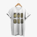 Vintage Canned Pickles Jars T shirt Pickled Cucumbers Graphic Tee Vegan Gift for Foodies Graphic Tee – Easygoing Wear · Must-Have Style