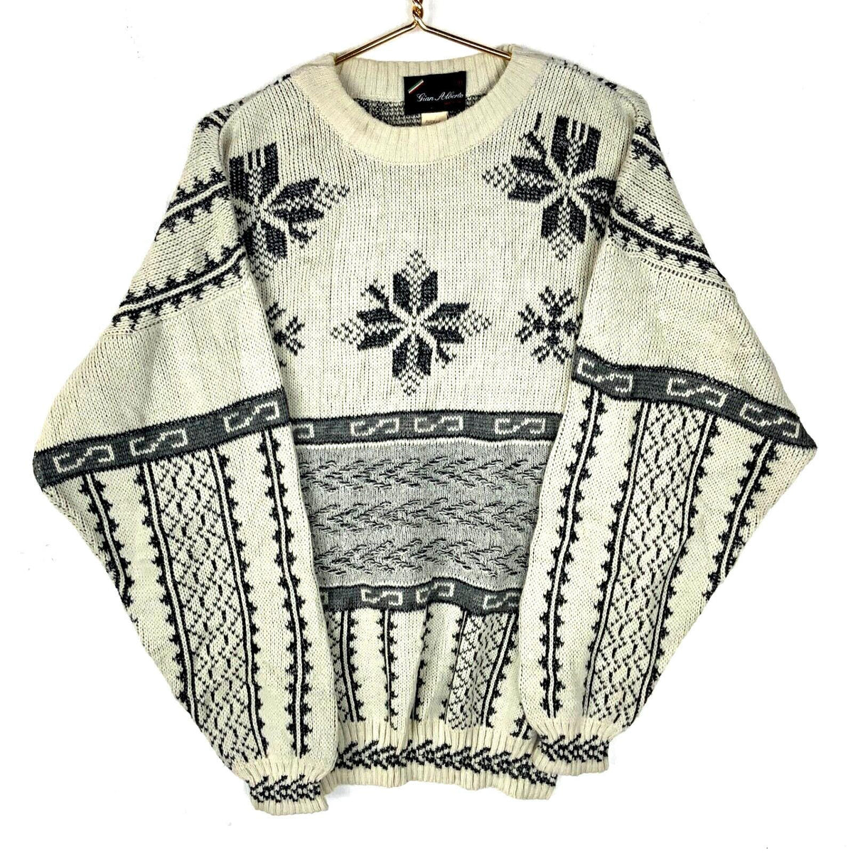 Vintage Grandpa Knit Wool Sweater XL White Crewneck Pattern 90s Graphic Tee – Easygoing Wear · Great Gift For Fans