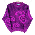 Vintage Grandma Knit Sweater Womens Small Pink Crewneck Pattern 90s Graphic Tee – Easygoing Wear · Must-Have Style