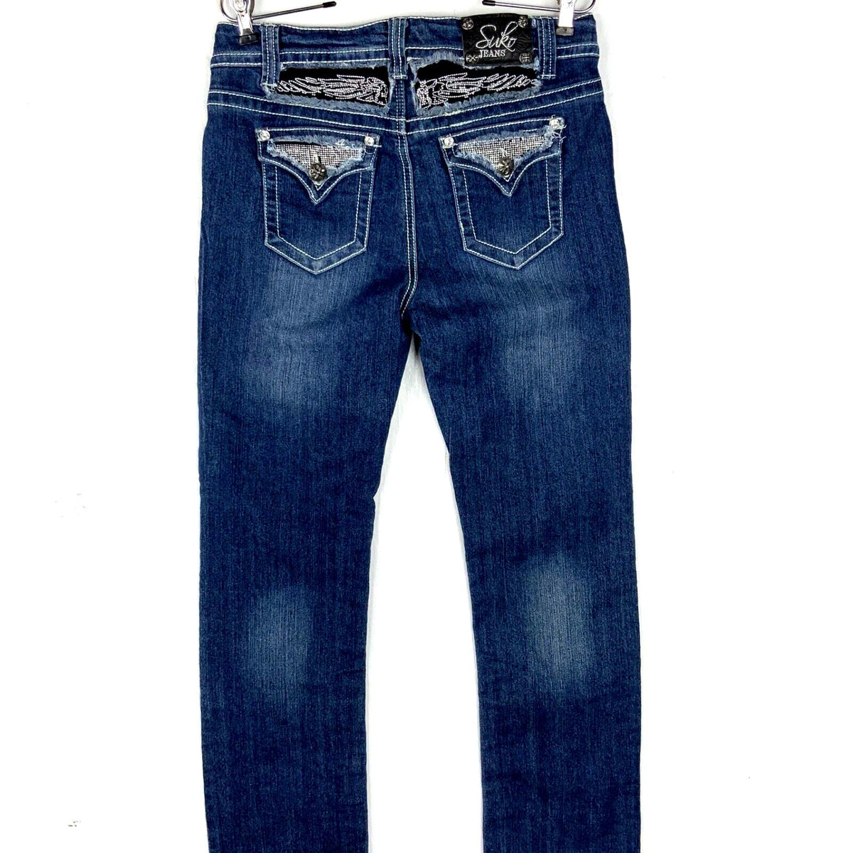 Women39s Y2K Suko Embellished Denim Jean Size 8 Blue Dark Wash Straight Leg Graphic Tee – Feel-Good Design · Top Pick For Any Outfit