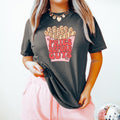 fries before guys Valentines Tshirt funny valentine day funny valentine gift funny valentine tee happy valentine day gift for her Graphic Tee – Soft Feel · Trending Graphic Apparel