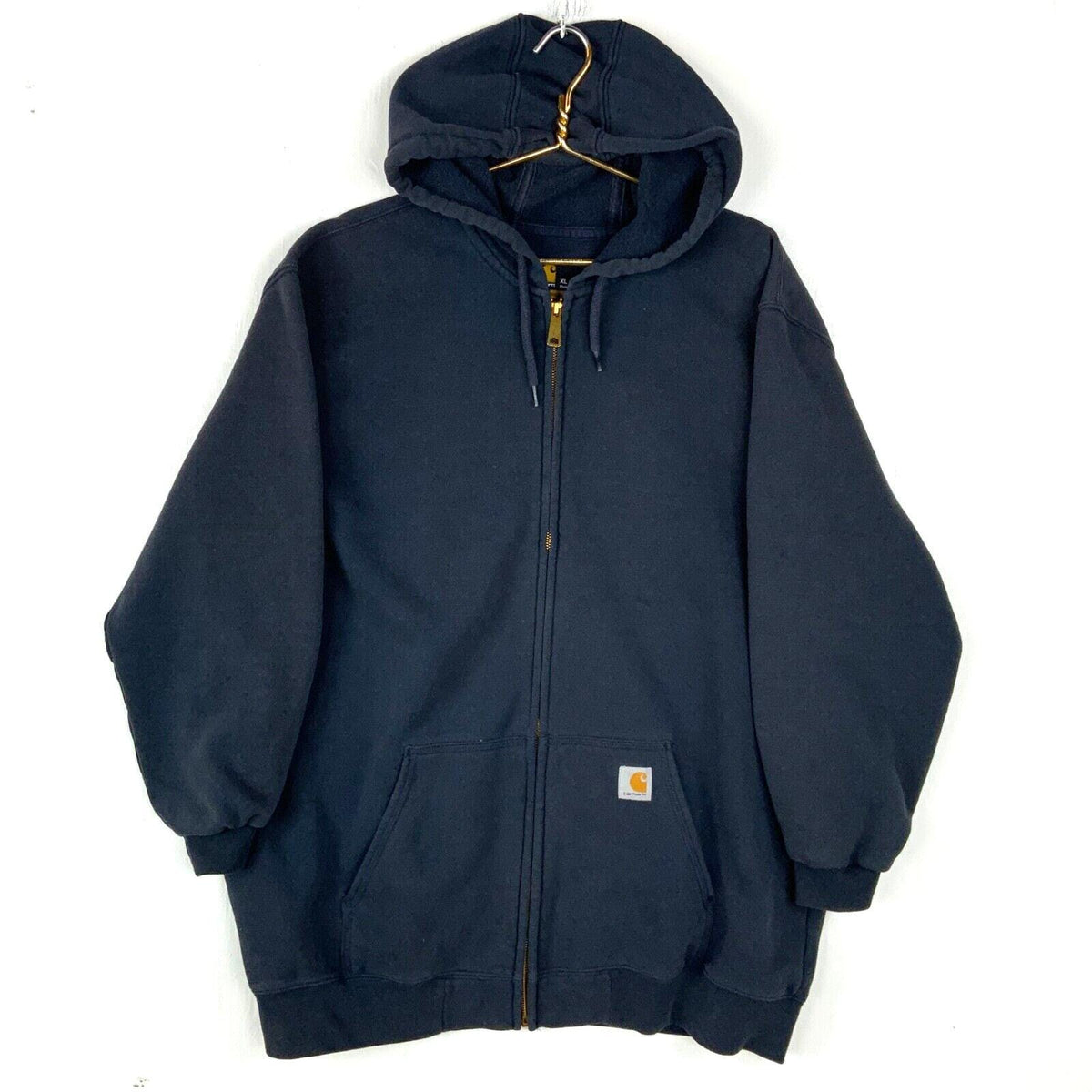 Carhartt Sweatshirt Hoodie Size XL Tall Blue Full Zip Work Wear Hoodie – Everyday Comfort · High-Quality Print