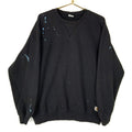 Carhartt Sweatshirt Crewneck Size Large Black Distressed Work Wear Sweatshirt – Soft Feel · Must-Have Style