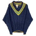 Vintage Grandpa Cable Knit Sweater Medium Blue Vneck Blue 90s Graphic Tee – Feel-Good Design · Must-Have Style