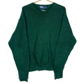 Vintage Polo Ralph Lauren Knit Sweater XL Green Crewneck 90s Graphic Tee – Warm & Stylish · High-Quality Print