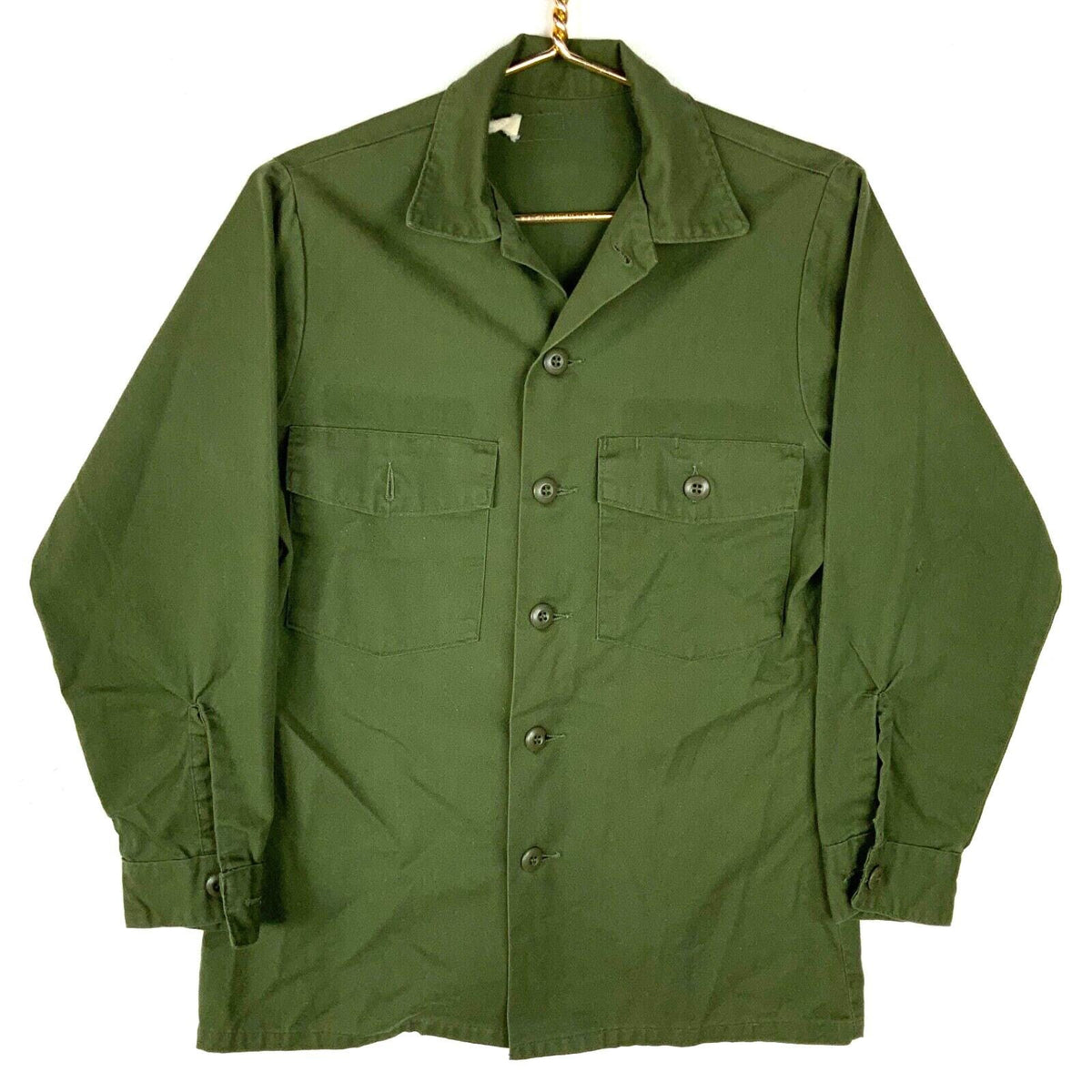 Vintage Us Army OG507 Button Up Shirt Size 145x31 Long Sleeve 1980s Graphic Tee – Warm & Stylish · Trending Graphic Apparel