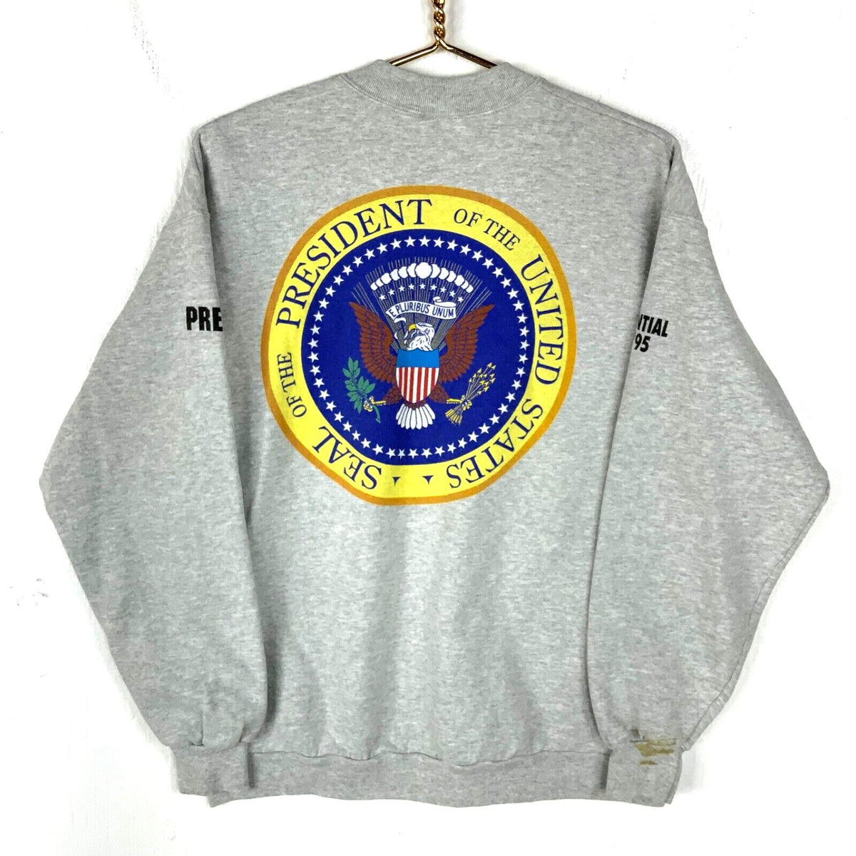 Vintage US Presidential Visit Guinness Sweatshirt Crewneck XL Gray Made Usa 90s Sweatshirt – Feel-Good Design · Perfect For Daily Wear