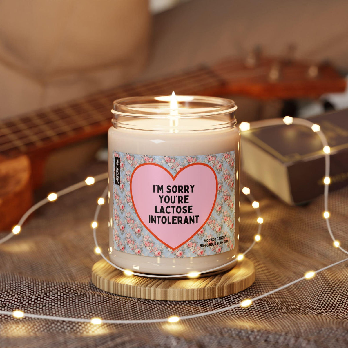 Funny Lactose Intolerant Gift Friend Who Always Has a Tummy Ache I39m Sorry You39re Lactose Intolerant 9 Oz Soy Candle Silly Iconic Gift Graphic Tee – Warm & Stylish · Must-Have Style