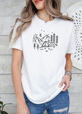 Adventure Awaits T shirt Nature lovers Shirt Hiking Tee Camping Tee Graphic Tee – Warm & Stylish · Top Pick For Any Outfit
