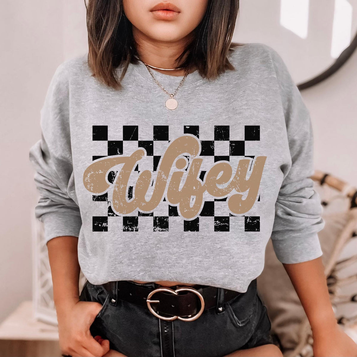 Wifey Sweatshirt Wife Sweatshirt Future Mrs Sweatshirt Wedding Gift Bride Sweatshirt Best Friend Engagement Gift Sweatshirt – Fan Favorite · Great Gift For Fans