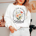 Fearfully and Wonderfully Created Shirt Christian Sweatshirt Christian Crewneck Christian Gifts Retro Christian Shirt Christian Shirt Sweatshirt – Easygoing Wear · Great Gift For Fans