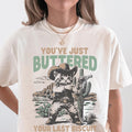 Comfort Colors You39ve Just Buttered Your Last Biscuit Shirt Yee39d Your Last Haw Shirt Trendy Animal Shirt Cat Cowboy Graphic Tee – Cozy Vibes · Trending Graphic Apparel