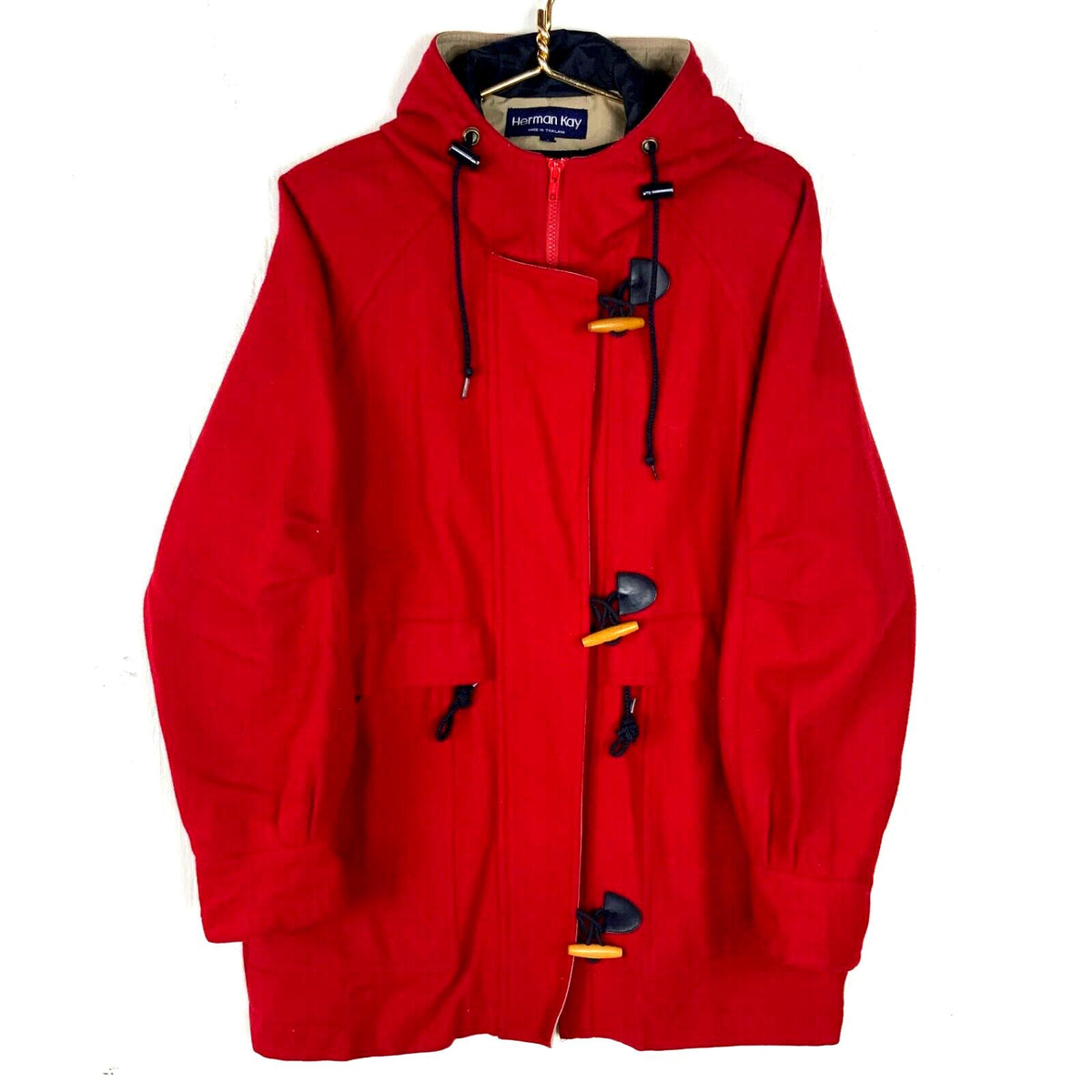 Vintage Herman Kay Women39s Duffle Coat Wool Coat Jacket Size 6 Graphic Tee – Cozy Vibes · Trending Graphic Apparel