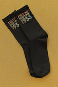 Awesome Since 1955 Socks 70th Birthday Gift Vintage 1955 Socks Funny Birthday Socks Born in 1955 Gift Cozy 70th Anniversary Socks Graphic Tee – Aesthetic Look · Trending Graphic Apparel