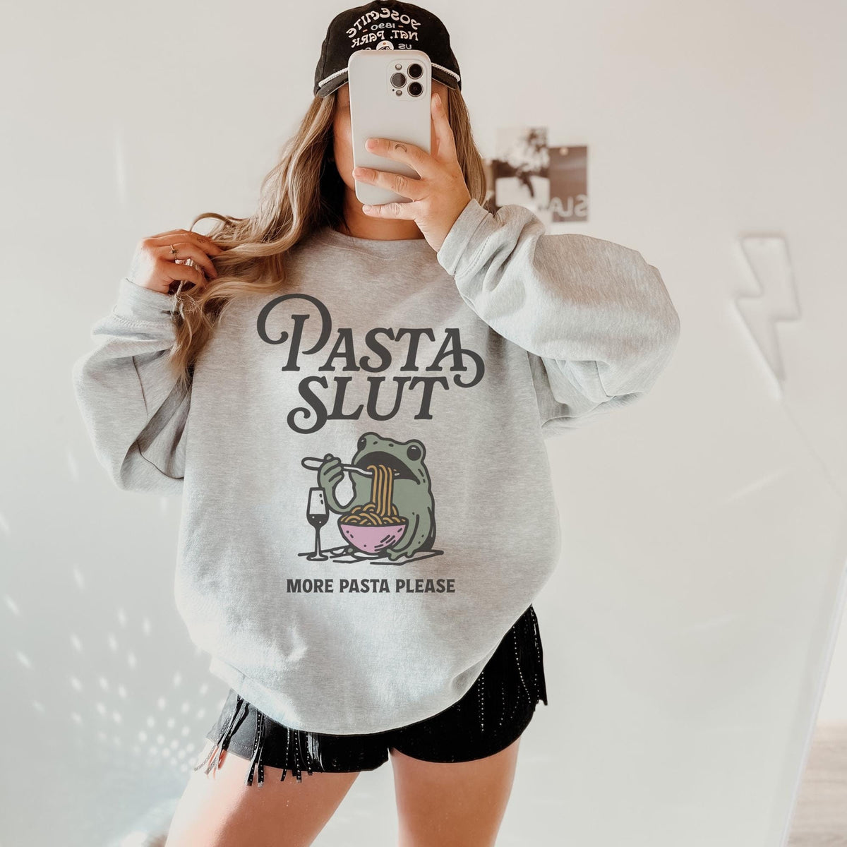 Pasta Slut Sweatshirt Italy Sweatshirt Foodie Gift Funny Food Sweatshirt Pasta Lover Gift Pasta Shirt Pasta Sweater Sweatshirt – Easygoing Wear · High-Quality Print