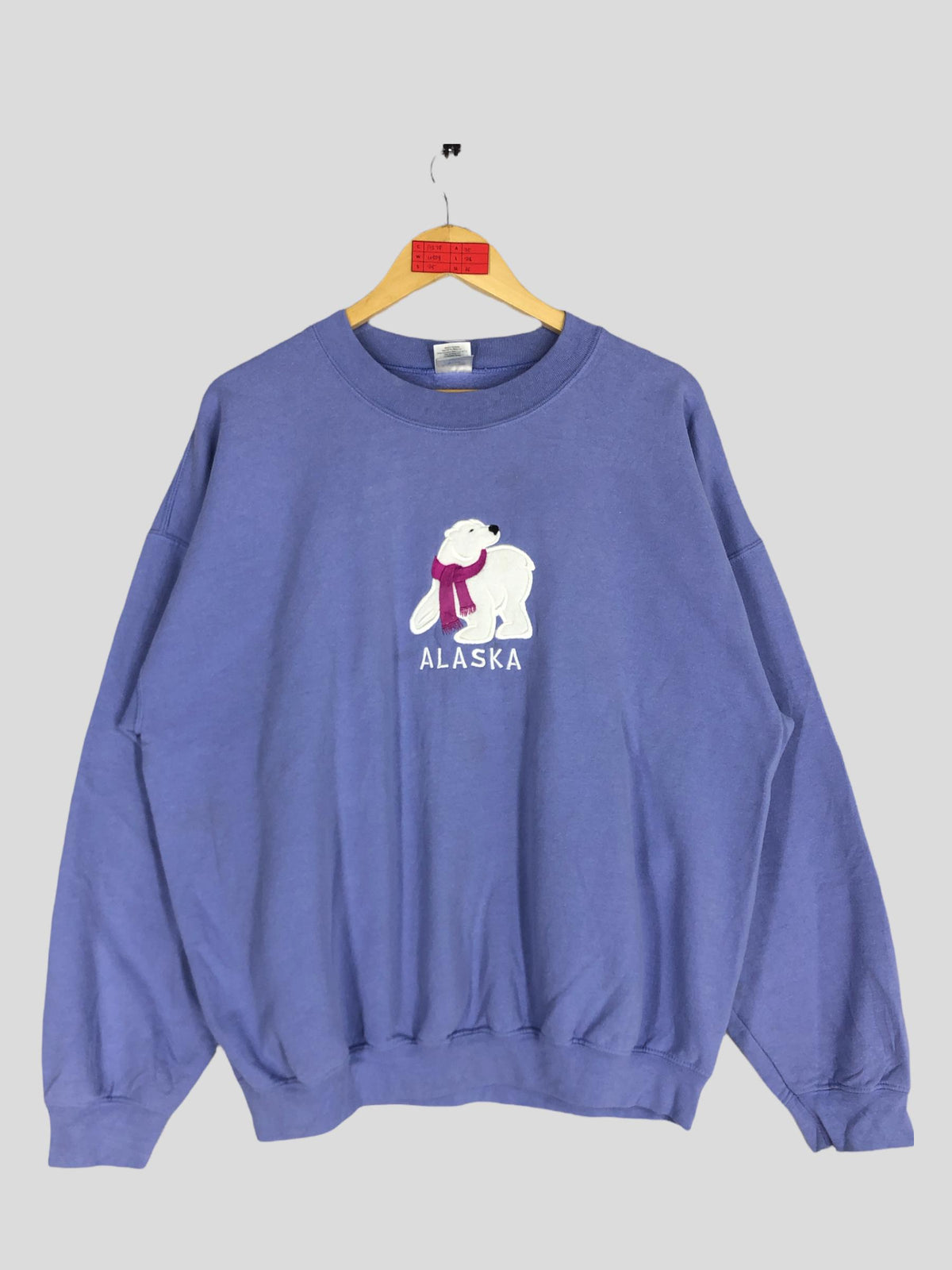 Vintage Alaska Polar Bear Sweatshirt XLarge Blue Polar Bear Crewneck Pollar Bear Pullover Jumper Sweater Size XL Sweatshirt – Cozy Vibes · Must-Have Style