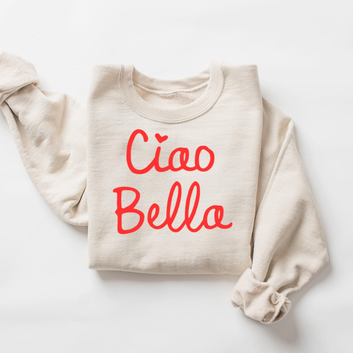 Ciao Bella Sweatshirt Italia Sweatshirt Italy Vacation Shirt Hello Beautiful Sweatshirt Italian Style Vintage Aesthetic Sweater For Her Sweatshirt – Fan Favorite · Trending Graphic Apparel