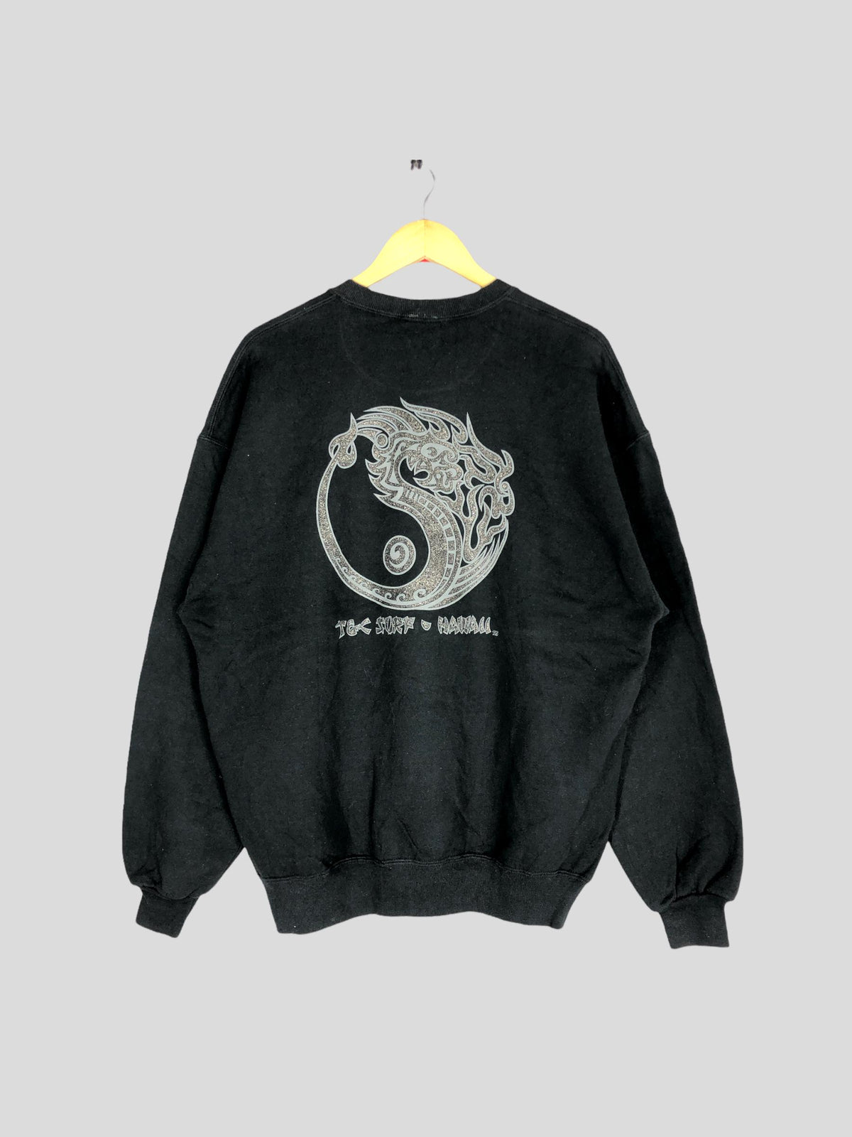 Vintage TC Surf Designs Hawaii Dragon Biglogo Sweatshirt Town And Country Hawaii Sweater Tnc Pipeline Surfer Black Crewneck Size XL Sweatshirt – Cozy Vibes · Must-Have Style
