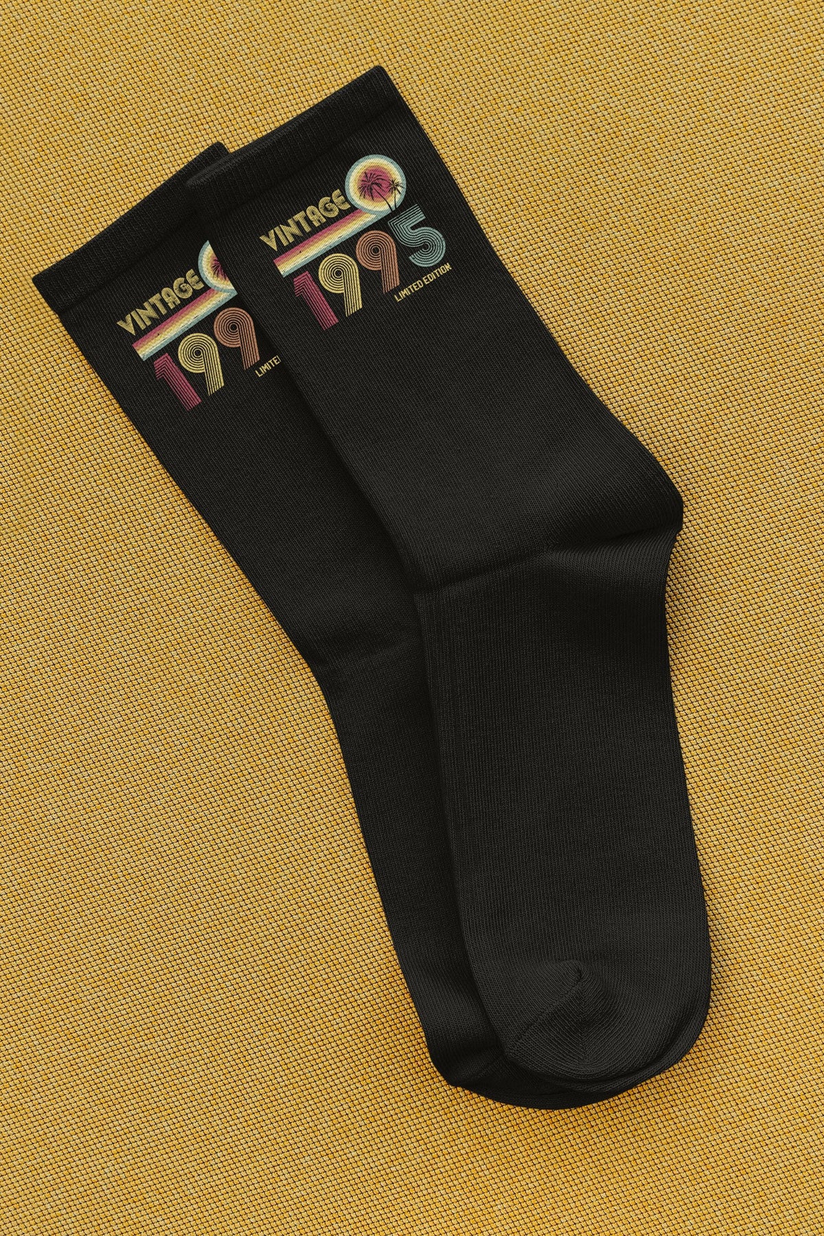 Vintage 1995 socks 30th birthday gift born in 1995 socks retro 90s style socks unique gift idea fun 30th birthday socks Graphic Tee – Warm & Stylish · High-Quality Print