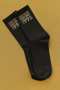 Awesome Since 1995 Socks 30th Birthday Socks Gift for 30 Years Old Born in 1995 Novelty Socks Fun Birthday Gift Black Socks Graphic Tee – Bold Style · Perfect For Daily Wear