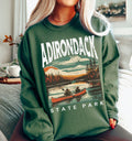 Adirondack State Park Crewneck Sweatshirt Upstate New York Hiking Gift Sweatshirt – Bold Style · High-Quality Print