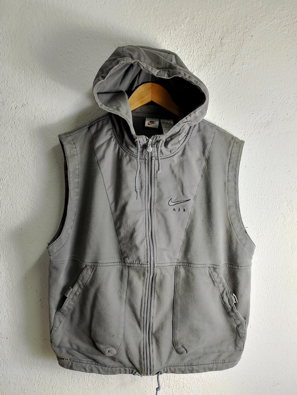 Vintage Nike sleeveless zipper hoodies Medium Hoodie – Fan Favorite · High-Quality Print