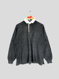 Vintage 90s Polo Ralph Lauren Polo Rugby Polo Sweatshirt Ralph Lauren Half Button Crewneck Ralph Lauren Sweater Pullover Embroidered Logo M Sweatshirt – Feel-Good Design · High-Quality Print