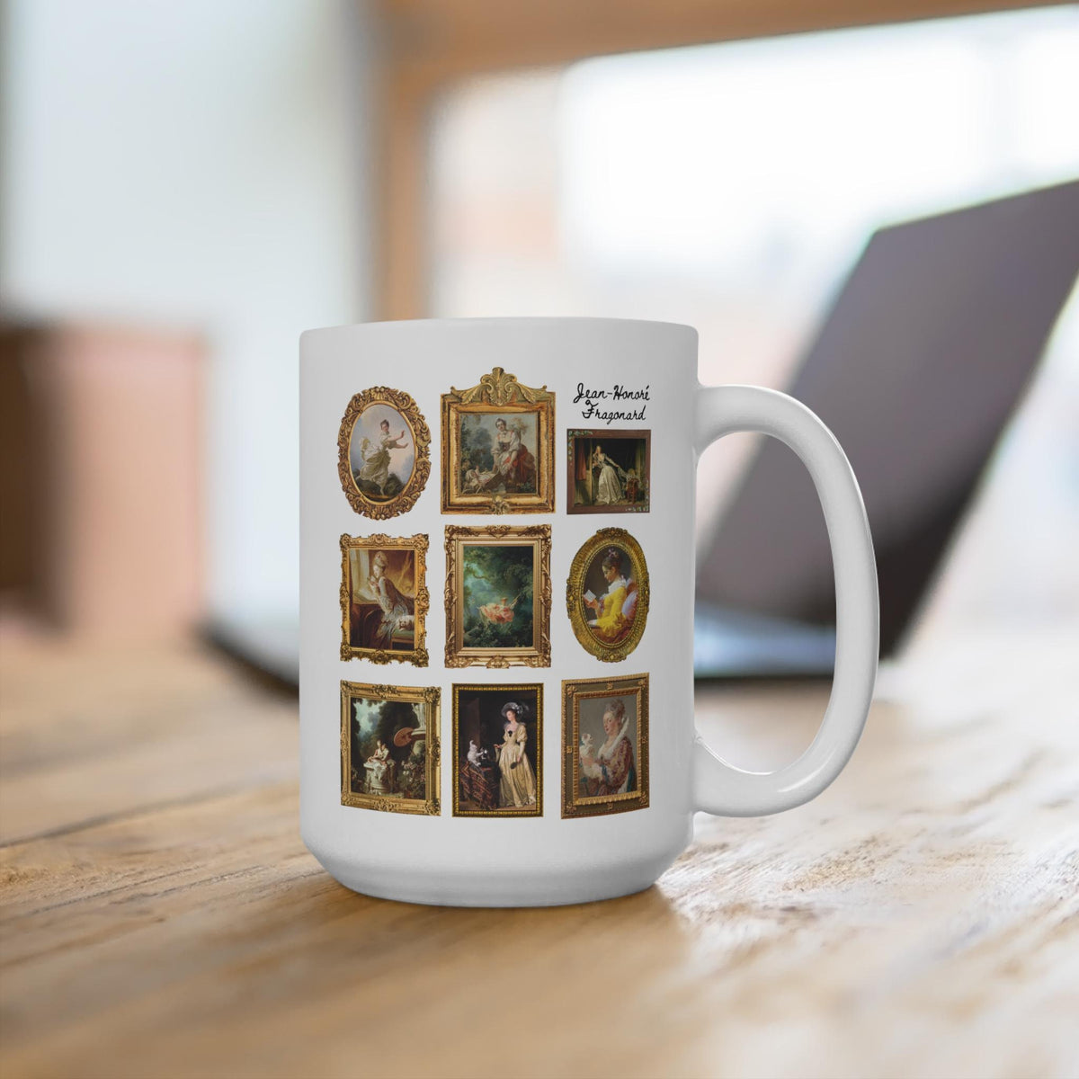 JeanHonor Fragonard Art History Mug for Artist French Art Historian Framed Rococo Art Cute Humanities Major Gift Famous Paintings Graphic Tee – Soft Feel · Great Gift For Fans