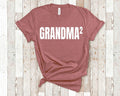 Grandma 2 Tshirt customized with any Grandmother Name Unique Gift Idea for Mother39s Day Birthday Christmas Pregnancy Reveal Announcement Graphic Tee – Bold Style · Great Gift For Fans