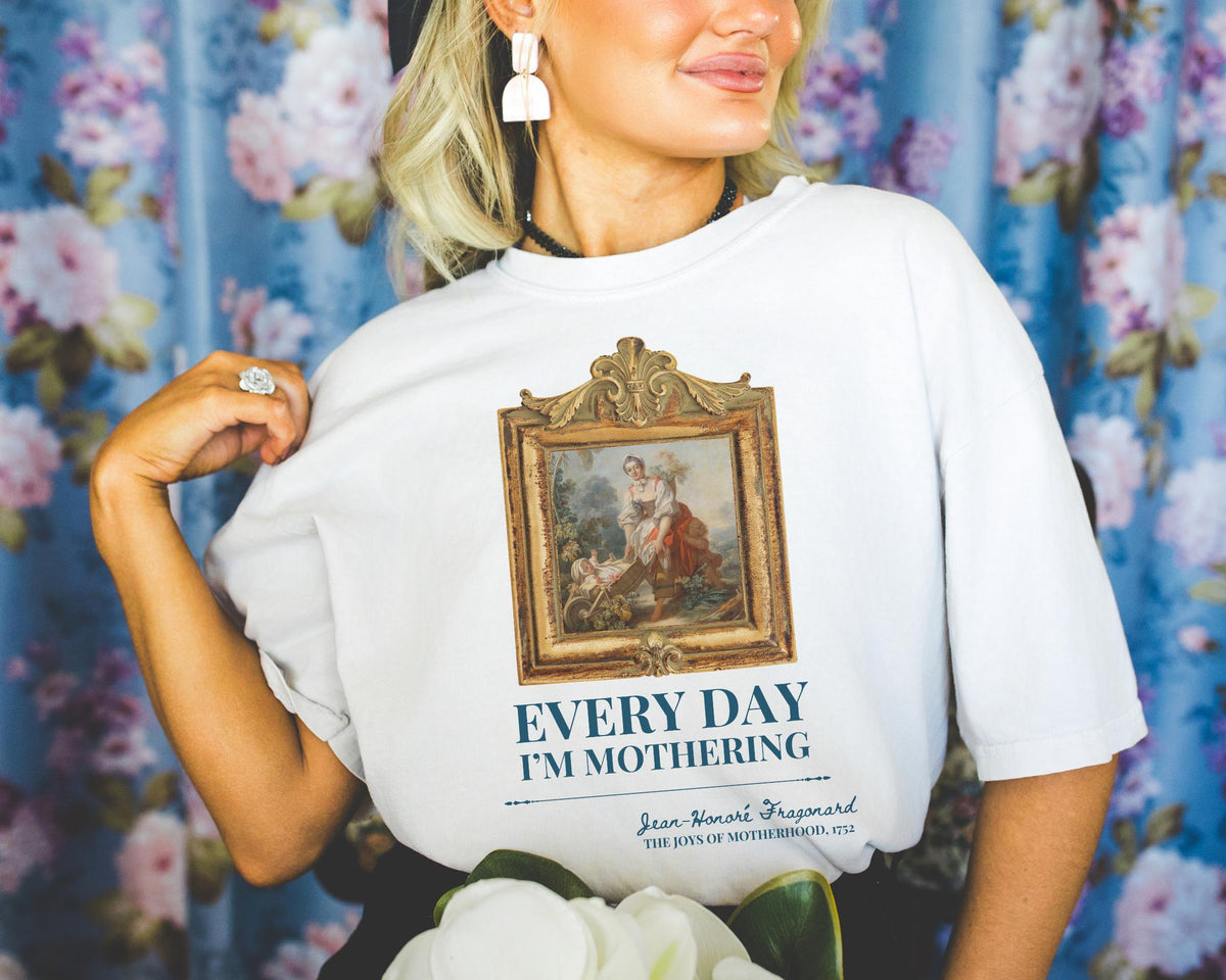 Cute Art History Tee Shirt for Moms Who Love JeanHonor Fragonard and Rococo Art History Funny Saying Shirt for Mom of Twins or Triplets Graphic Tee – Fan Favorite · High-Quality Print