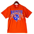 Vintage Denver Broncos 1980s Logo 7 Tshirt Large Orange Nfl Football Made Usa Graphic Tee – Fan Favorite · High-Quality Print