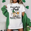 Everybody in the Pub Gettin Tipsy Funny St Patrick39s Day Shirt Retro St Patrick39s Day Shirt St Pattys Day Shirt St Patricks Day Shirt Graphic Tee – Soft Feel · Top Pick For Any Outfit
