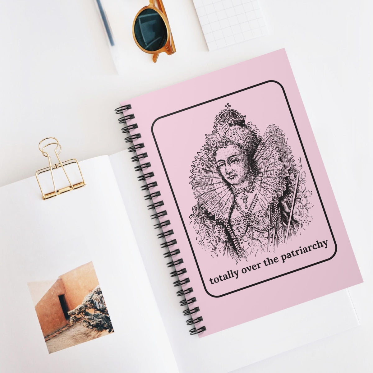 Funny Womens HIstory Notebook for Historian Who Loves European History and Equal Rights Totally Over the Patriarchy Queen Elizabeth I Graphic Tee – Everyday Comfort · Great Gift For Fans