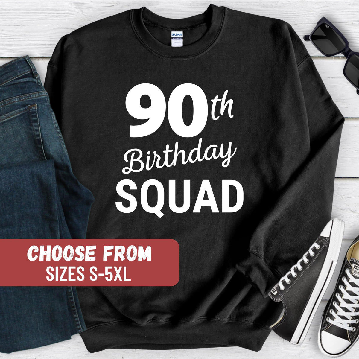90 Years Old Sweatshirt 90 Year Old Sweatshirt 90th Birthday Gifts Grandmother 90th Birthday Gift 90th Sweatshirt 90th Birthday Hoodie Hoodie – Cozy Vibes · Top Pick For Any Outfit