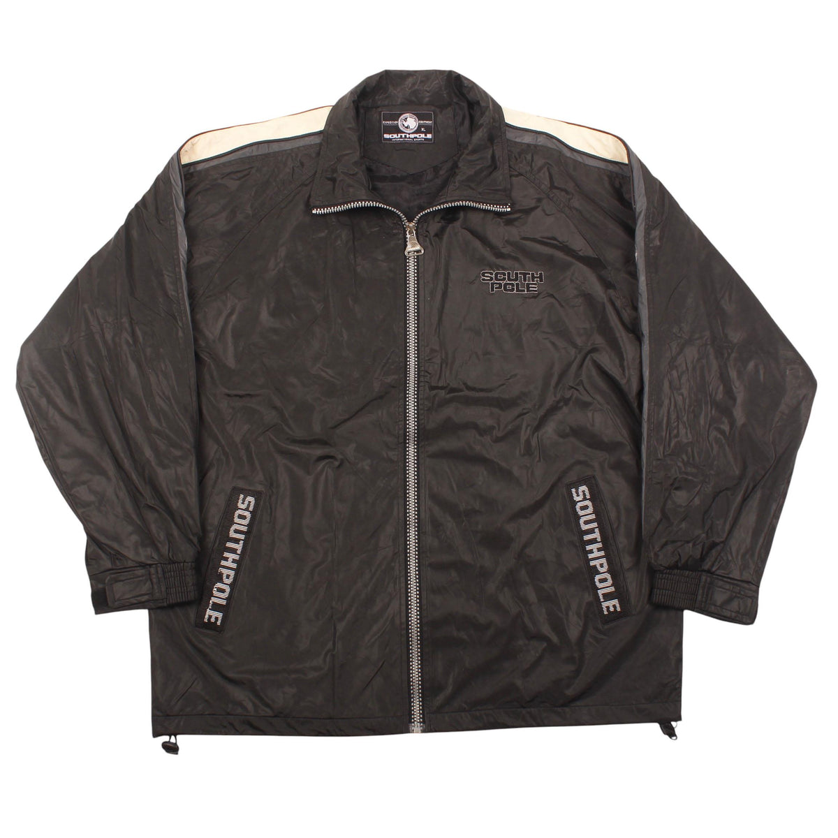 Southpole Nylon Jacket Size XL Hip Hop 90s Y2K Vintage Graphic Tee – Warm & Stylish · High-Quality Print