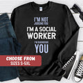 Funny Social Worker Sweatshirt Gift For Social Worker School Counselor Sweatshirts Social Worker Sweaters School Social Worker Hoodie Hoodie – Aesthetic Look · Great Gift For Fans